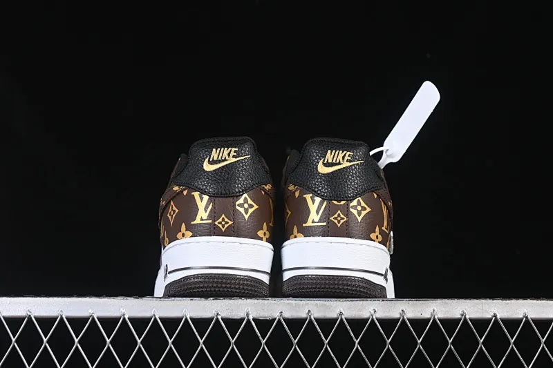 All categories Nk Air Force 1 Air Force series Nk Air Force 1 Low Air Force low top Nike Air Force 1'07 Low LV joint classic white brown Air Force 1 low top casual sneakers CZ3986-004